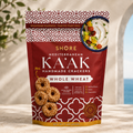 Mini Handmade Mediterranean Crackers, KA'AK Whole Wheat