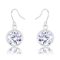 Bezel Solitaire Stud Earrings