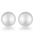 Julie Rhodium Sphere Stud Earrings