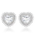 Halo Heart Earrings
