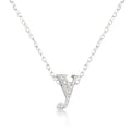 Micro-Pave Initial Y Pendant