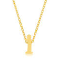 Golden Initial I Pendant