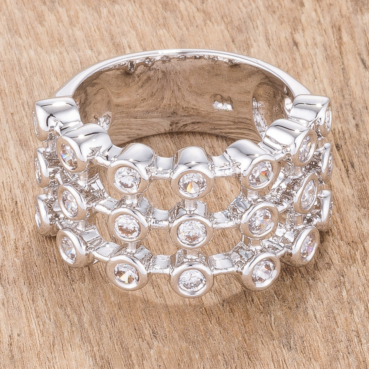 Tiered Contemporary Ring
