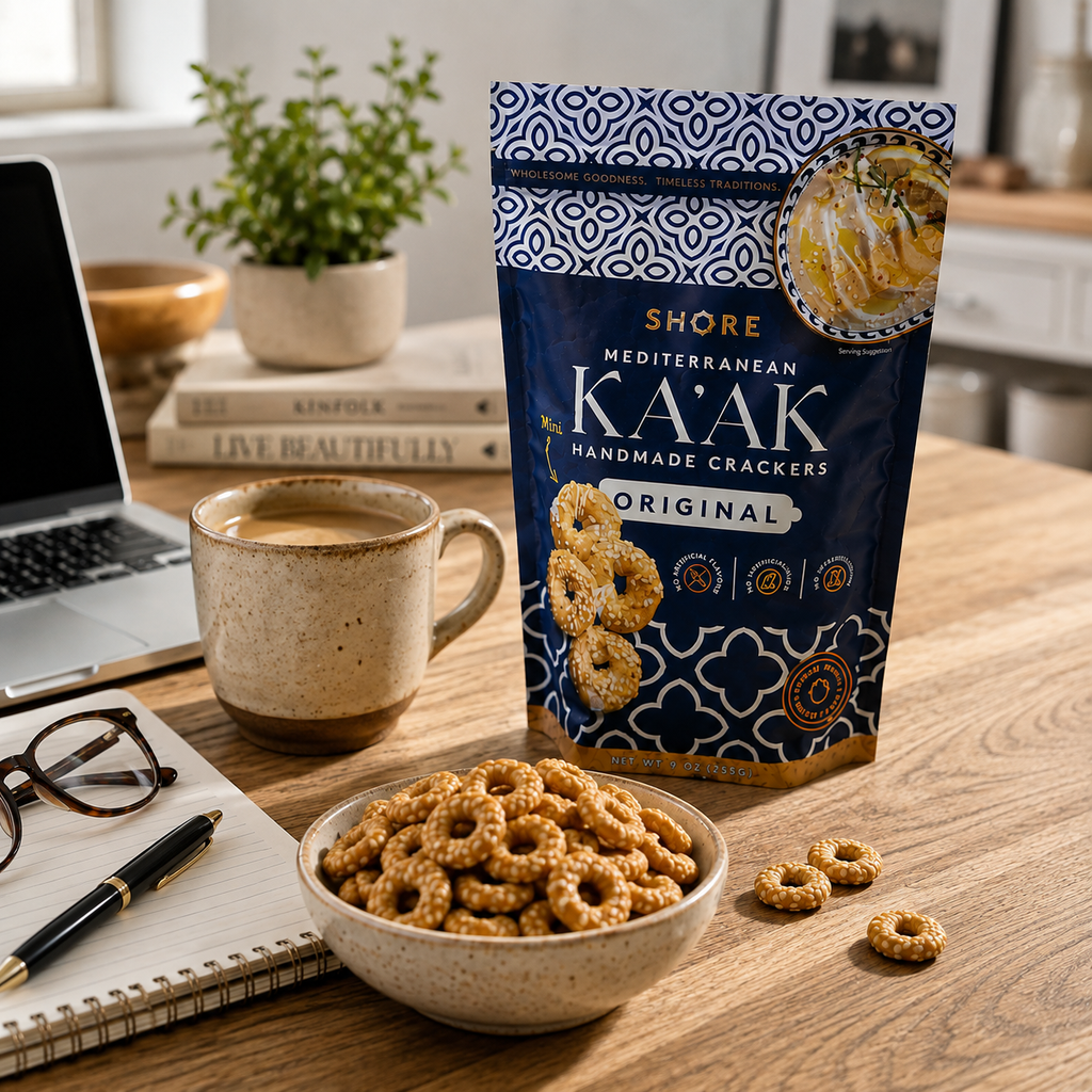 Mini Handmade Mediterranean Crackers, KA'AK